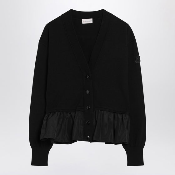 Moncler Black cashmere-blend cardigan