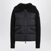 Moncler Grenoble Black padded wool cardigan