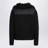 Moncler Grenoble Black padded wool cardigan