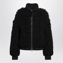  Moncler X Edward Enninful Black wool-blend cardigan