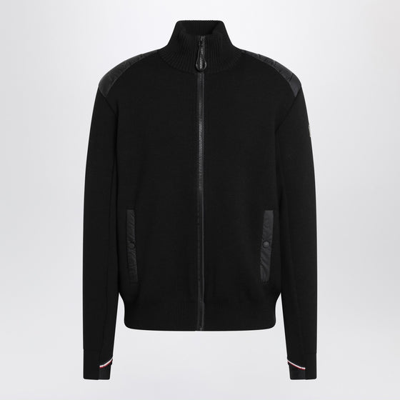 Moncler Grenoble Wool padded cardigan with zip