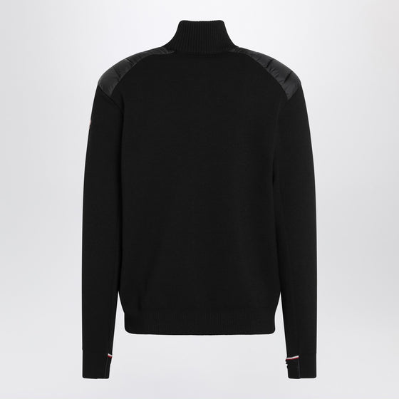 Moncler Grenoble Wool padded cardigan with zip