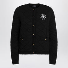  Moncler Black virgin wool-blend cardigan