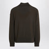 Moncler Cardigan with padded nylon knit sleeves
