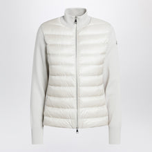  Moncler White padded zip-up cardigan