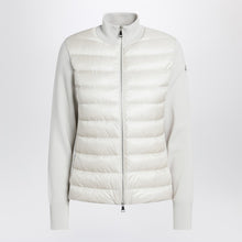  Moncler White padded zip-up cardigan