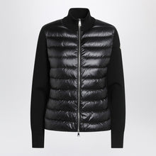  Moncler Black padded zip-up cardigan