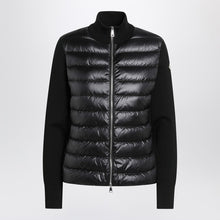  Moncler Black padded zip-up cardigan