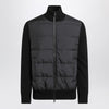 Moncler Black padded zip cardigan