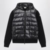 Moncler Blue padded zip-up cardigan