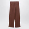 Valentino Light Brown Wool Trousers