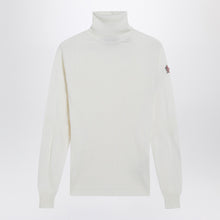  Moncler Grenoble White wool-blend turtleneck sweater