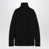 Moncler X Edward Enninful Black wool turtleneck sweater