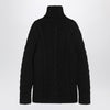 Moncler X Edward Enninful Black wool turtleneck sweater