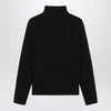 Moncler Black wool and cashmere turtleneck sweater
