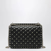 Valentino Garavani Medium Rockstud Spike bag in black nappa leather