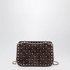 Valentino Garavani Rockstud Spike bag in brown suede