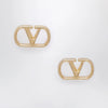 Valentino VLogo Signature earrings in gold-tone metal