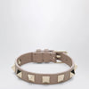 Valentino Garavani Rockstud bracelet in powder pink leather