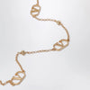Valentino Garavani VLogo Signature Necklace in Gold-Tone Metal