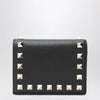 Valentino Garavani Black Rockstud leather wallet
