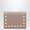 Valentino Garavani Rockstud wallet in powder pink leather