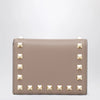Valentino Garavani Rockstud wallet in powder pink leather