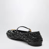 Valentino Garavani Black VLogo Signature rubber ballet flats