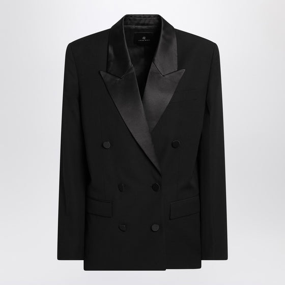 ANINE BING Ross black double-breasted jacket