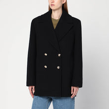  ANINE BING Black Glenn double-breasted coat