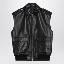  ANINE BING Sonnie black leather gilet