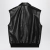 ANINE BING Sonnie black leather gilet