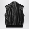 ANINE BING Sonnie black leather gilet