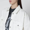 ANINE BING Ecru organic denim jacket