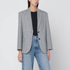 ANINE BING Blazer Quinn in ivory/black herringbone