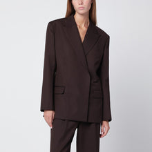  ANINE BING Brown wool blend jacket