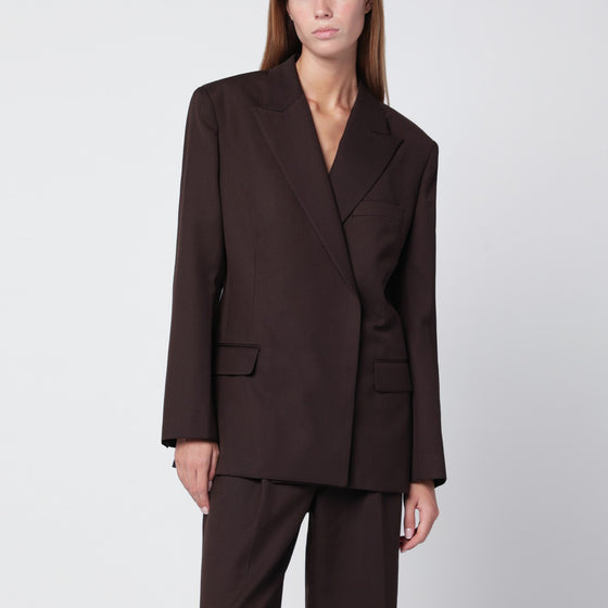 ANINE BING Brown wool blend jacket