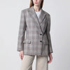 ANINE BING Asymmetric Prince of Wales jacket