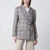 ANINE BING Asymmetric Prince of Wales jacket