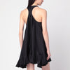 ANINE BING Black Lilith dress in silk blend