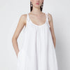 ANINE BING White linen-blend dress