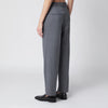 ANINE BING Trent cropped trousers in light grey fabric