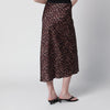 ANINE BING Leopard-print silk midi skirt