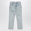 ANINE BING Kate straight-leg bleached blue jeans