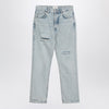ANINE BING Kate straight-leg bleached blue jeans