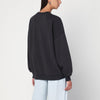 ANINE BING Miles washed black cotton sweatshirt