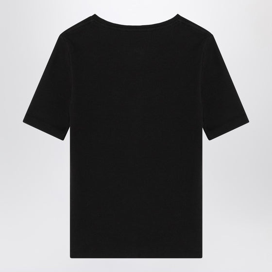 ANINE BING Black short-sleeved t-shirt