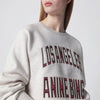 ANINE BING Harry Shrunken La beige mélange sweatshirt
