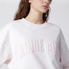 ANINE BING Spencer Pink Mélange Cotton Sweatshirt
