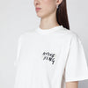 ANINE BING Ivory T-shirt with logo print